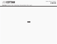 Tablet Screenshot of joncottam.com